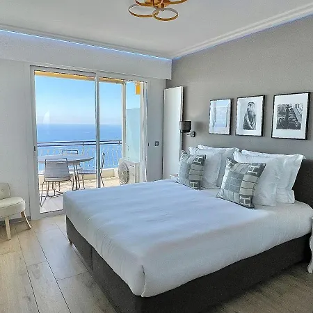 Mybluevista Luxury Panoramic Sea View Cap D Ail Near Monaco Apartment